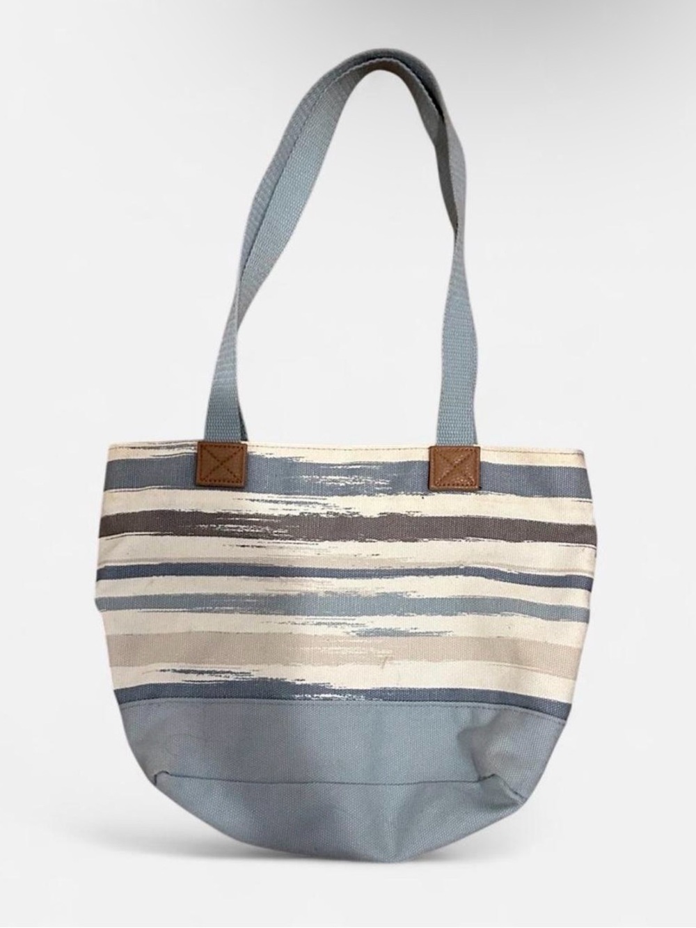 Canvas Stripe Tote Bag